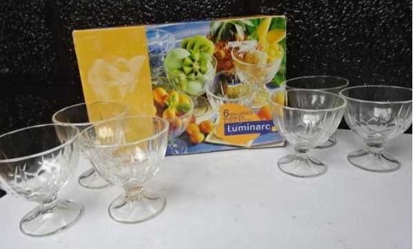 Pucharek kielich do lodów deserów Luminarc 300 ml zmywarka