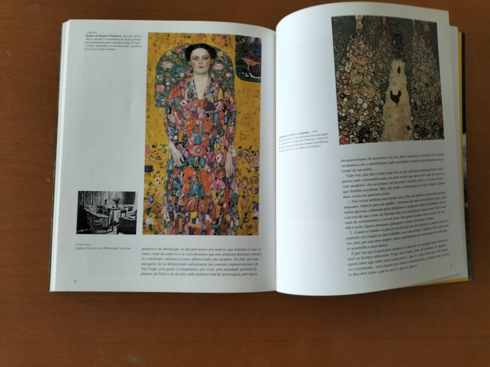Livro de arte sobre o artista Klimt