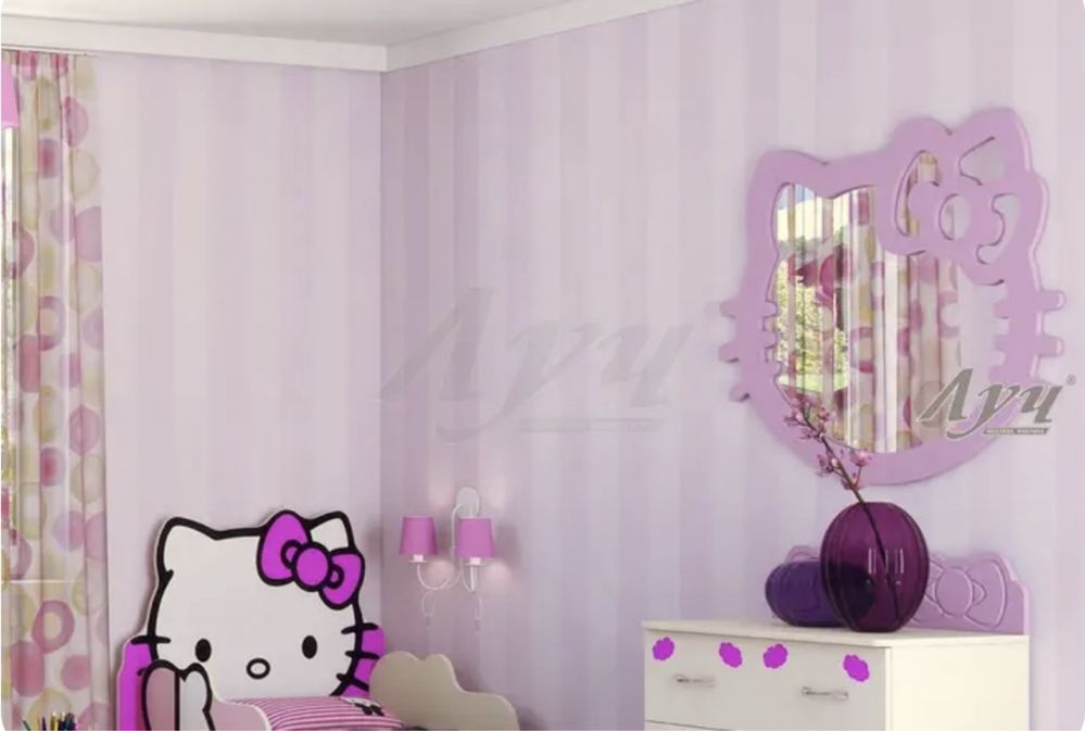 Зеркало в детскую для девочки Hello Kitty/Хелоу Китти