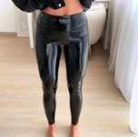 Nowe legginsy latex skóra modelujące