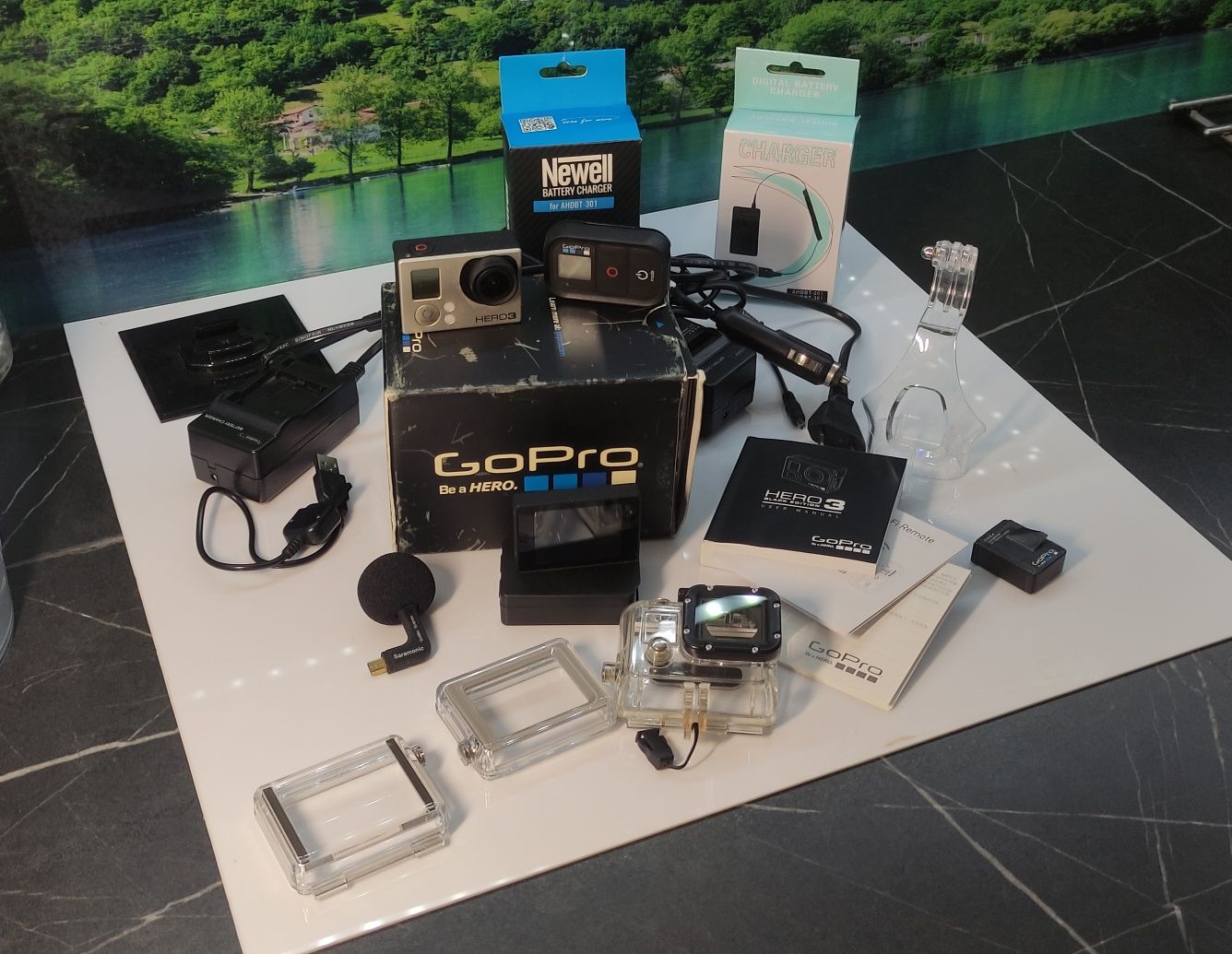 Kamera sportowa Gopro Hero 3 Black ZESTAW