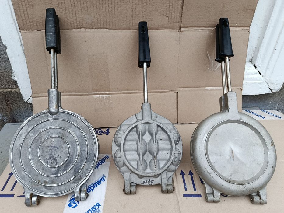 Техника для кухни советская вафельница  форма для печенья коржи СССР