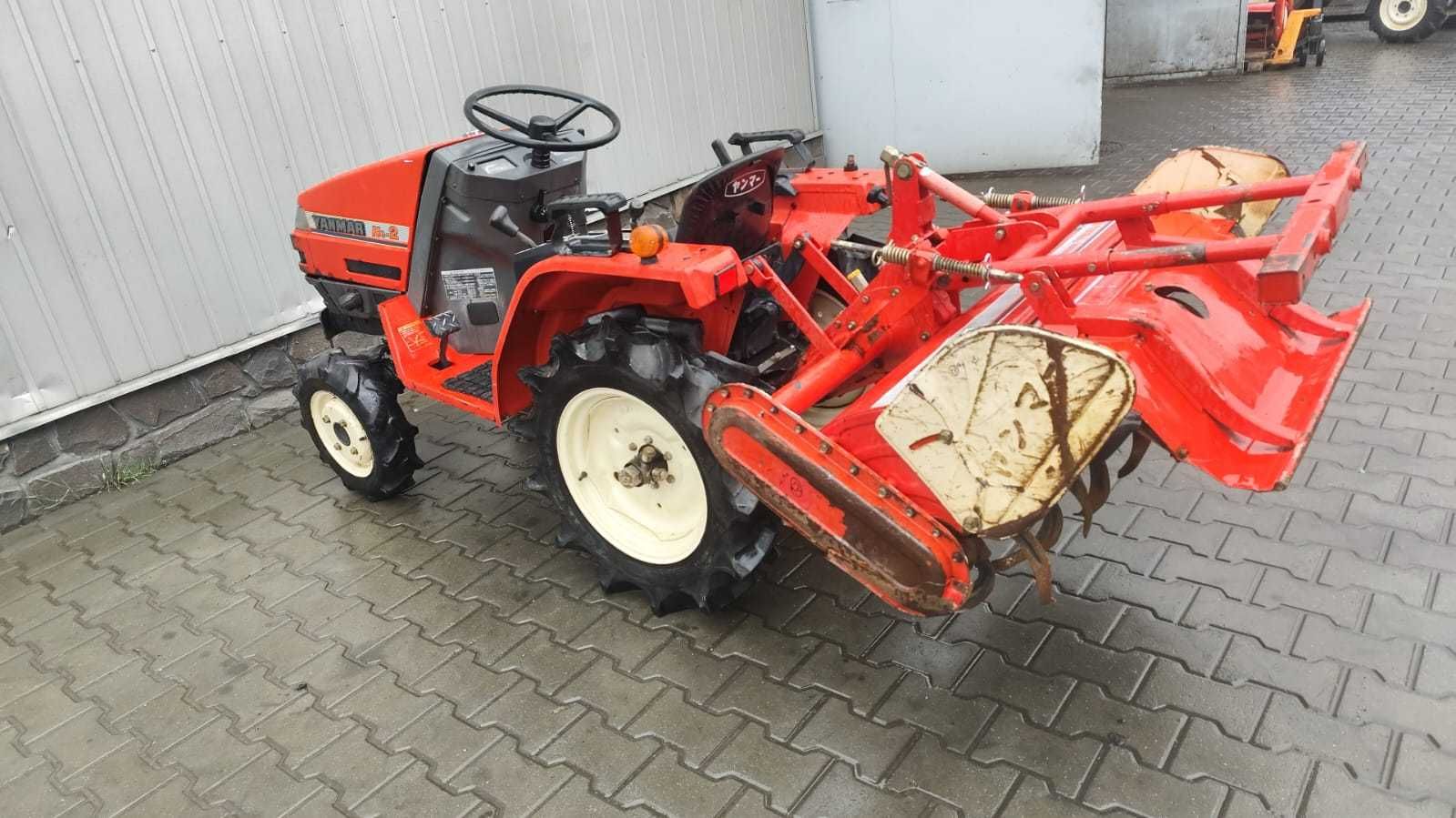 Japoński traktorek Yanmar KE 2 glebogryzarka 4x4 12 KM