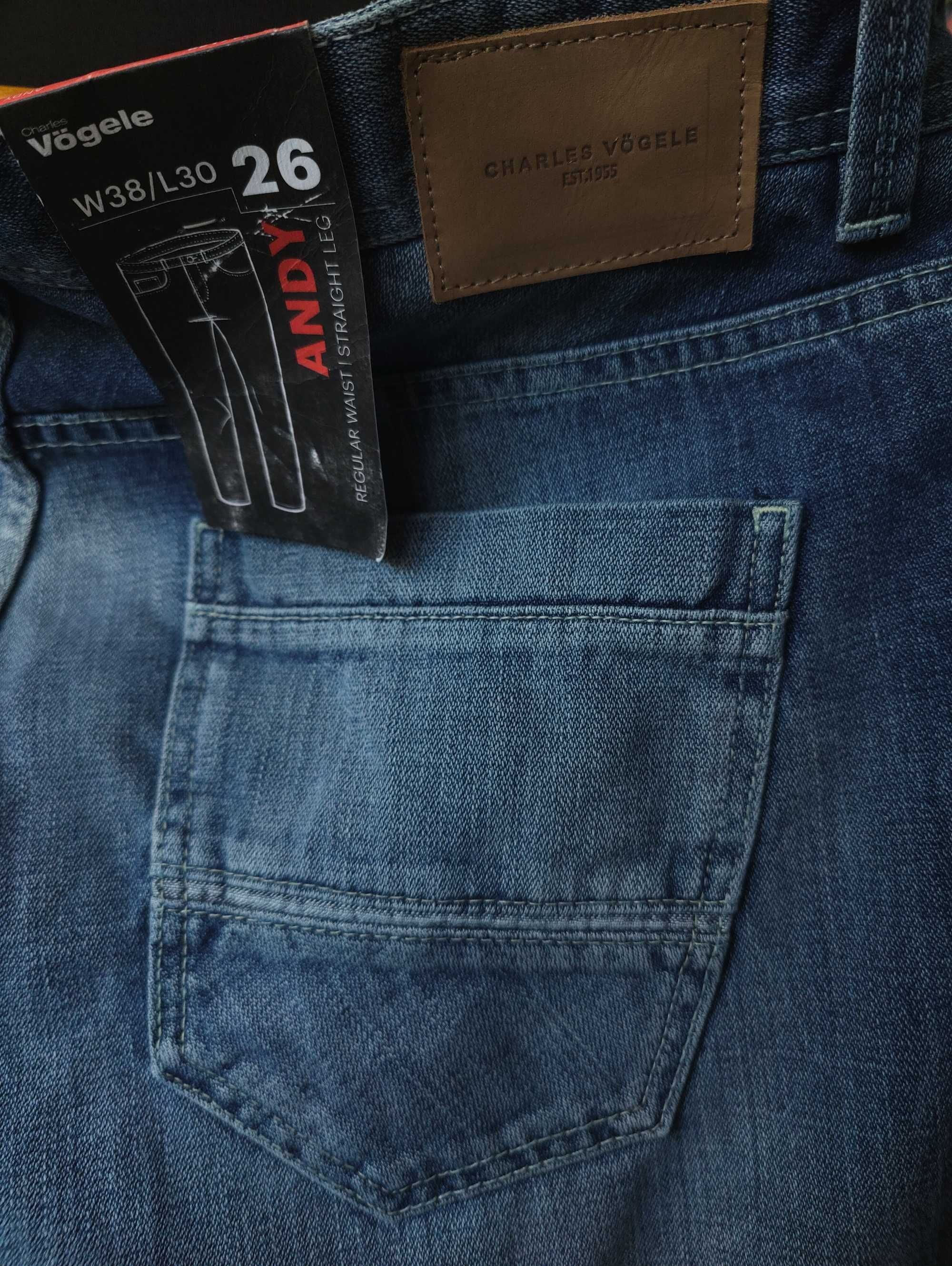 Джинсы Charles Vögele jeans Швейцария w38 navy.
