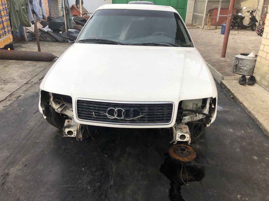 Ауди 100 с4 фары крылья бампера салон ходовая двери рейка гур радиатор