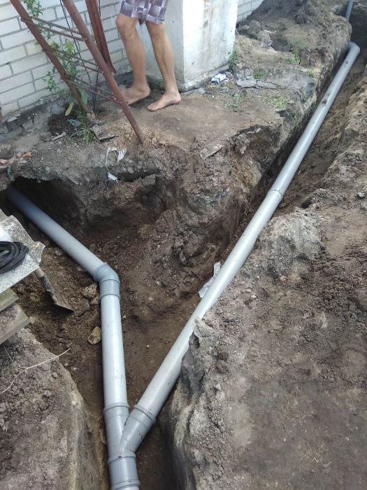 септик каналізація під ключ. заведення води в будинок .утановка насоса