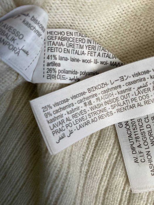 теплий вязяний костюм Massimo Dutti вовна +кашемір + віскоза , розм  S
