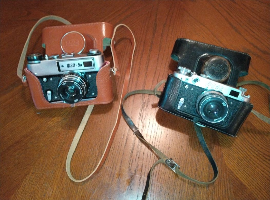 Новый фотоаппарат ФЕД-5 новый и ФЕД-2.