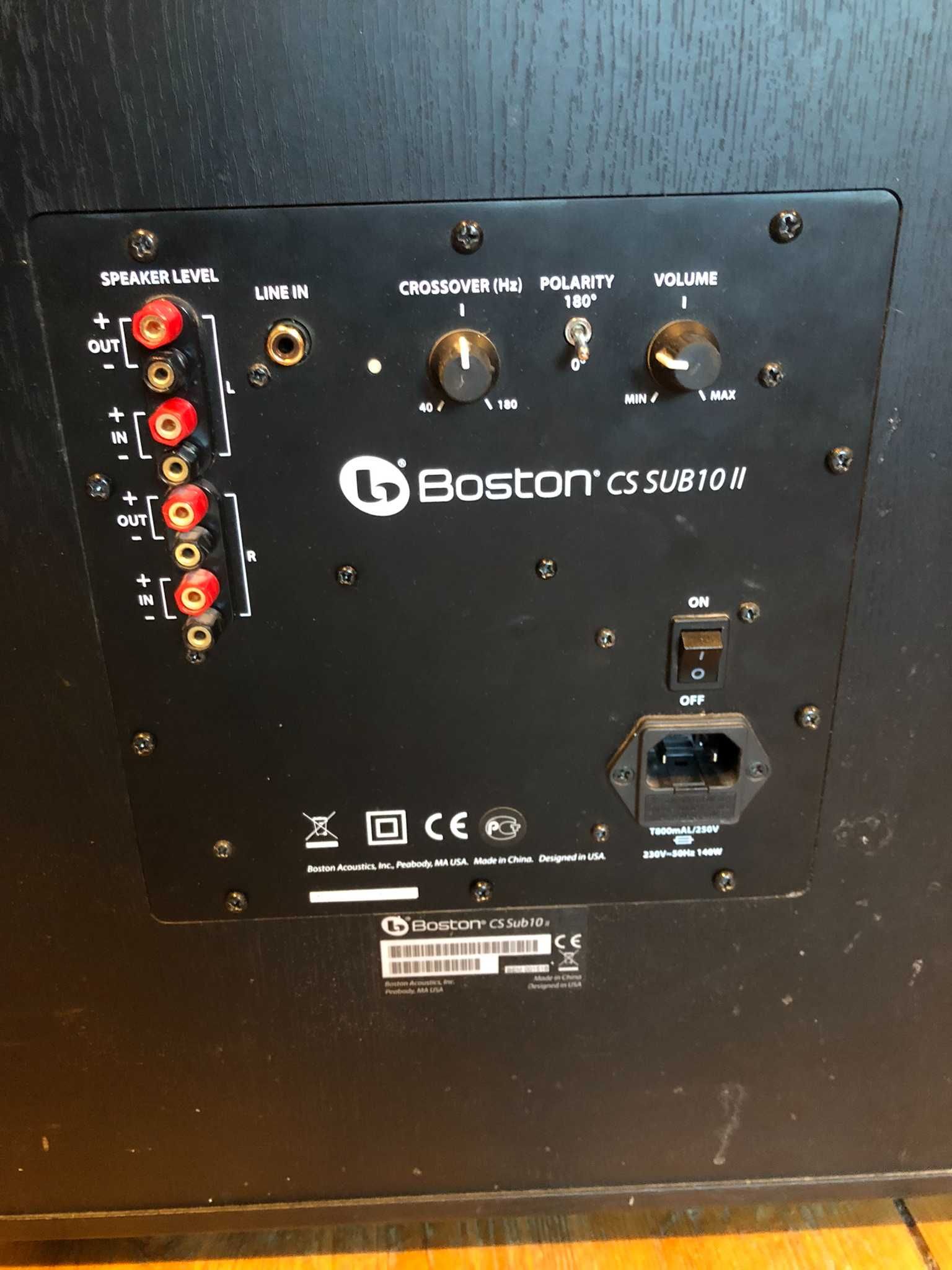 Subwoofer Boston Acoustics HIFI CS SUB10 II