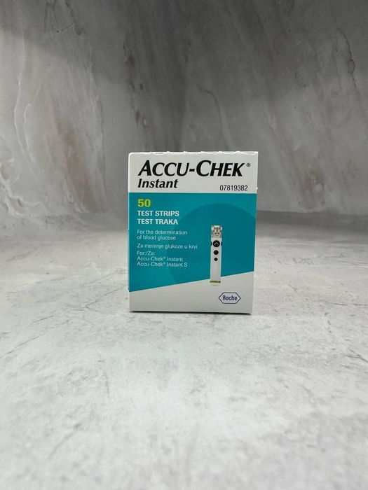 Тест смужки accu check instant, аку чек інстант