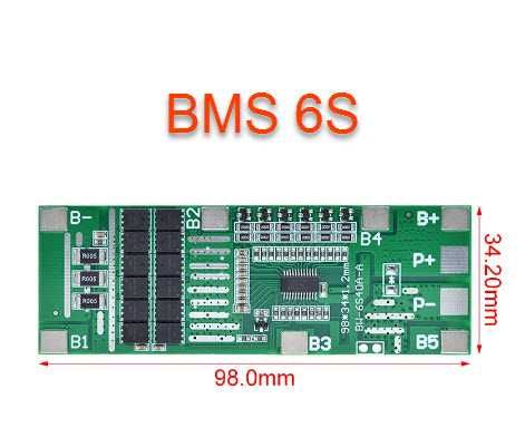 Плата BMS контроллер 18650 BMS 1S 2S 3S 4S 5S 6S 7S