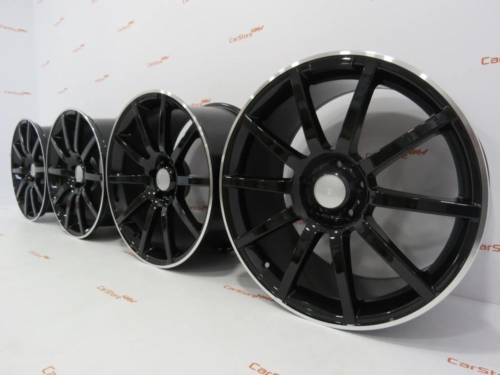 Jantes Riva NBZ 19 x 8.5 et 46 + 9.5 et 35  5x112 Preto Brilhante