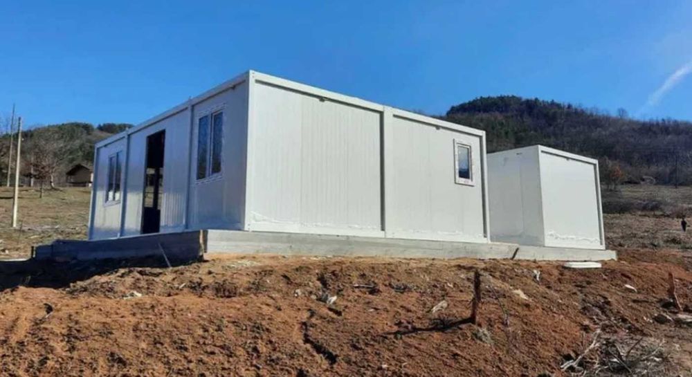 Domek rekreacyjny altana kontener pawilon socjalny biurowy handlowy