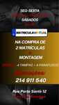 Matriculas moto & carro & tvde