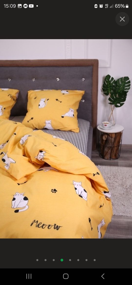 Постельное белье кот саймон двуспальное на кровать 160×200