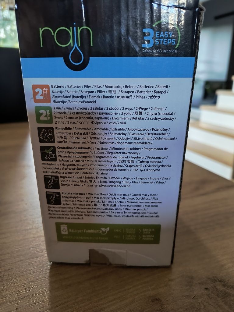 Sterownik kranowy AMICO+ 2 sekcje rain automatyczne nawadnianie ogrodu