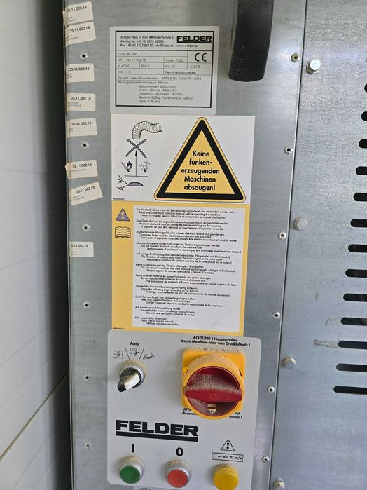 Odciąg Felder RL350 Odciągarko-odpylarka + rury