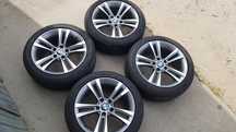Felgi BMW 18 Z oponami  lato 22rok 5x120 styling