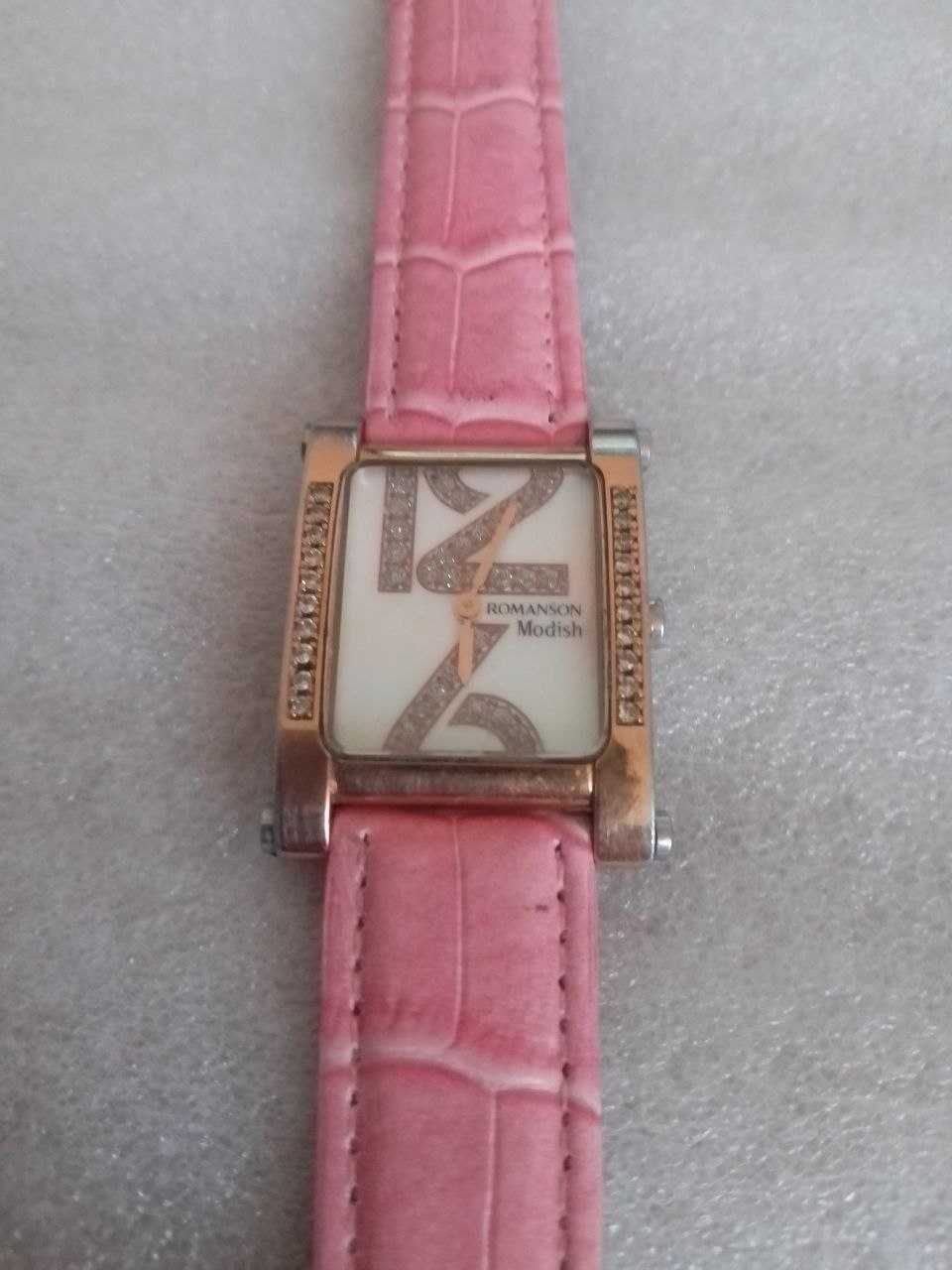 Часы Romanson DL5122QL с перламутром женские, кварц