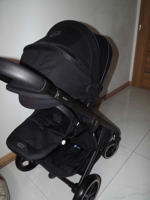 Cybex balios s lux 2.0 moon black 3w1 JAK NOWY baza Cybex na 2 fotele