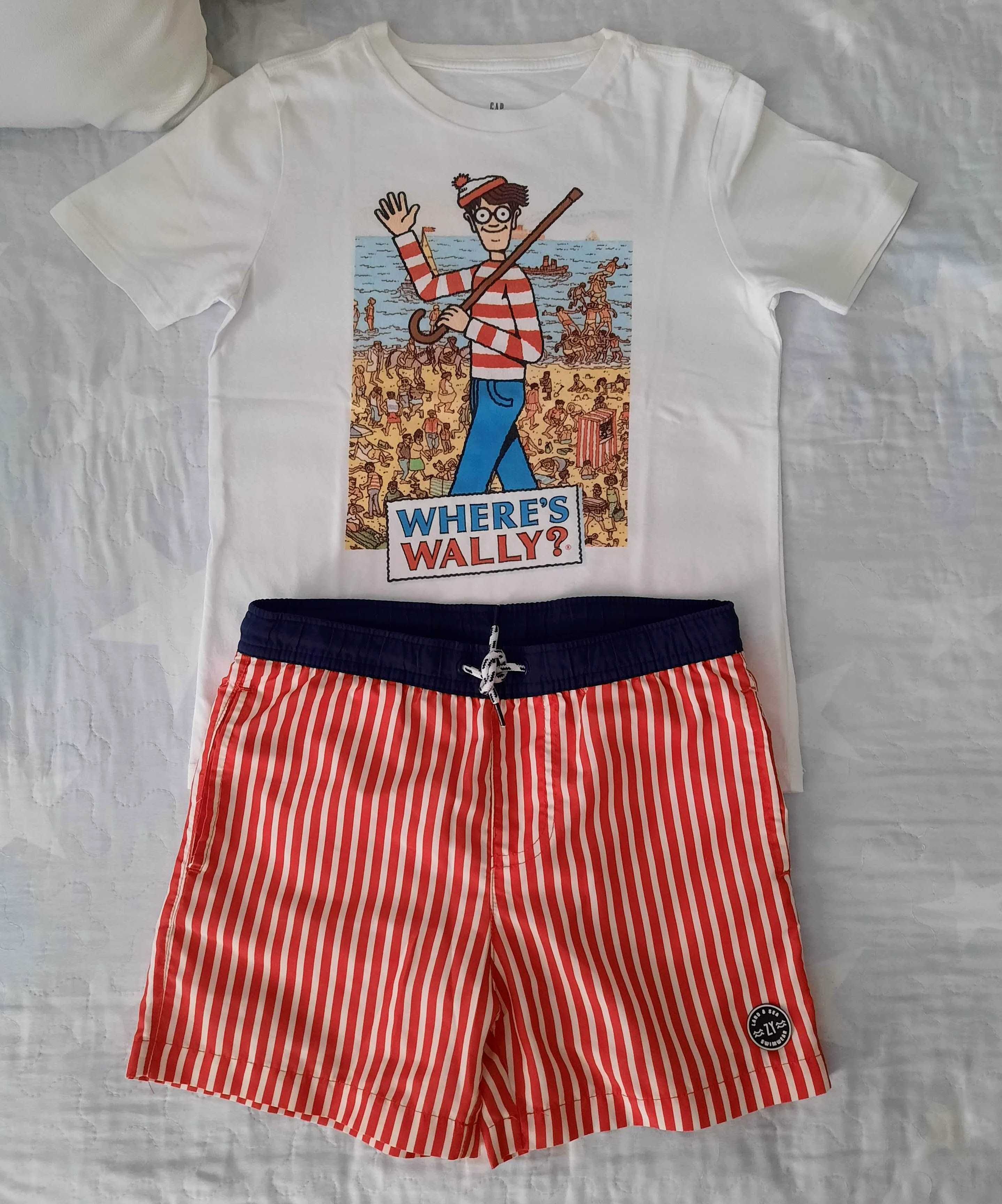 Conjunto de praia GAP / Zippy - 6/7 anos