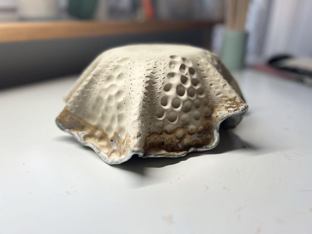 Ceramiczna miska ozdobna rękodzieło