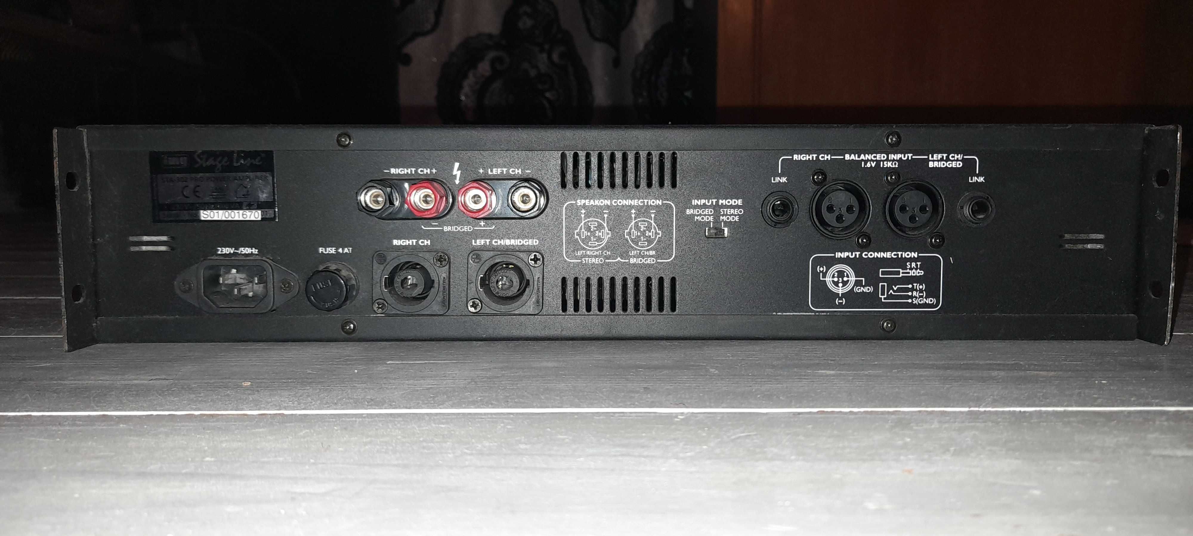 Końcówka mocy IMG STAGE LINE STA-302 - 500W
