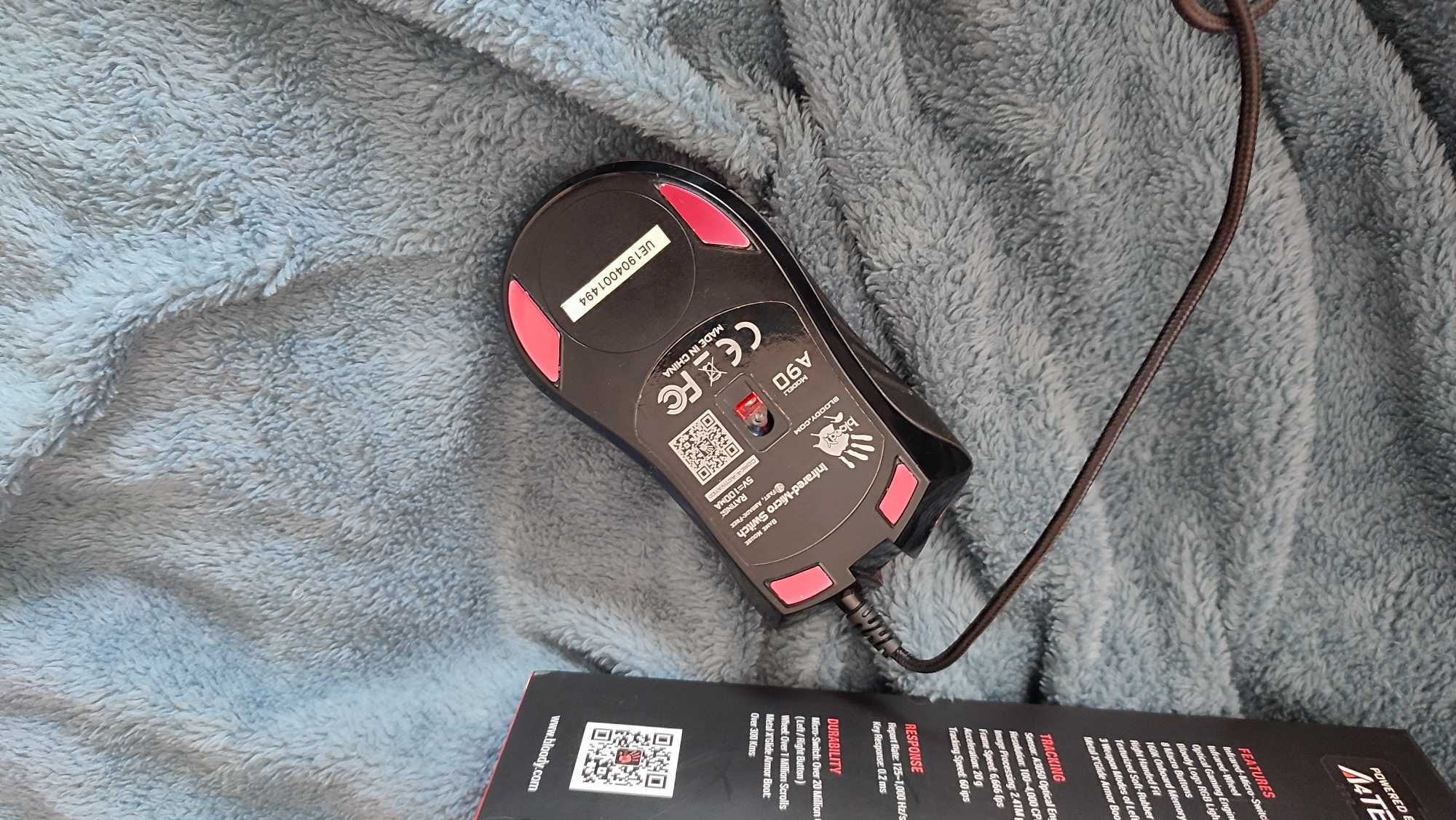Миша A4Tech A90A Bloody Black USB