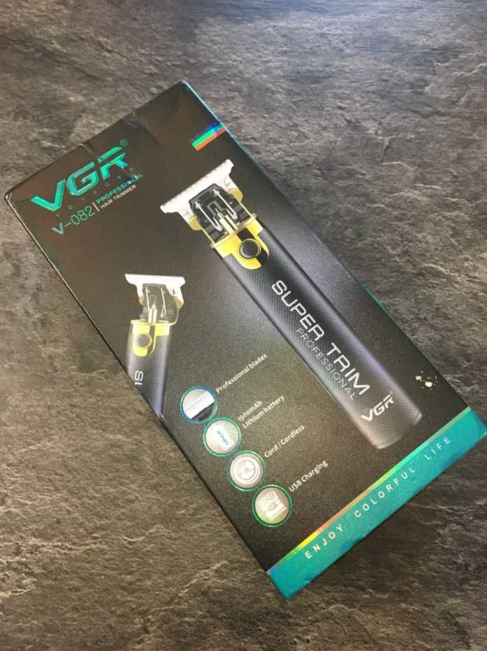 Проффесиональный триммер, новая машинка для стрижки волосся VGR V-082