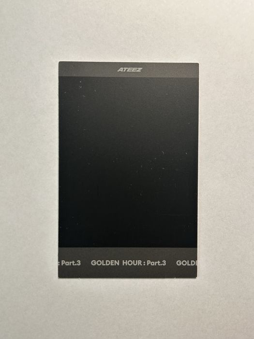 Karta polaroid San ATEEZ Golden Hour Part. 3 pocaalbum