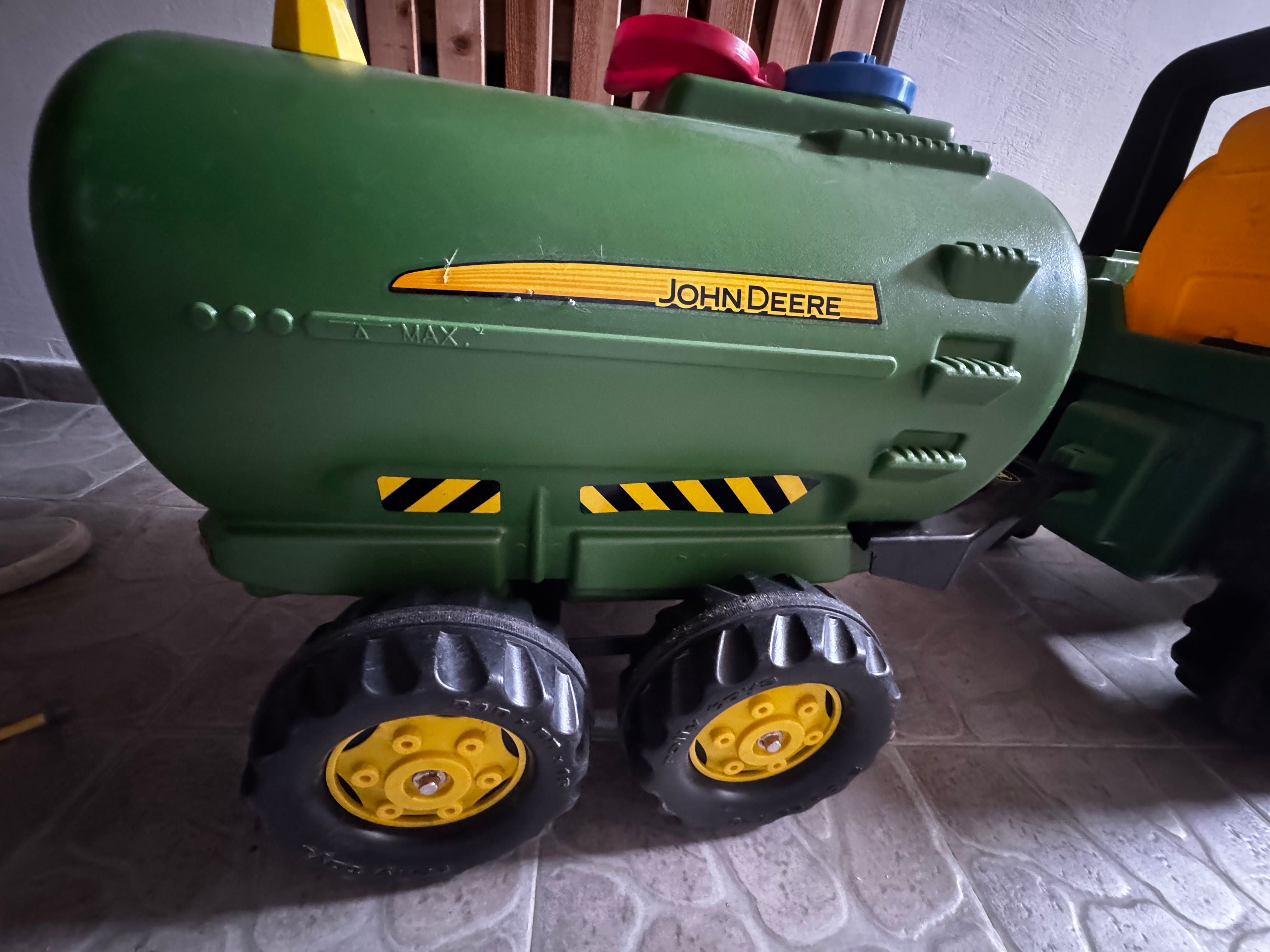 Traktor na pedały z przyczepą John Deere. OKAZJA!