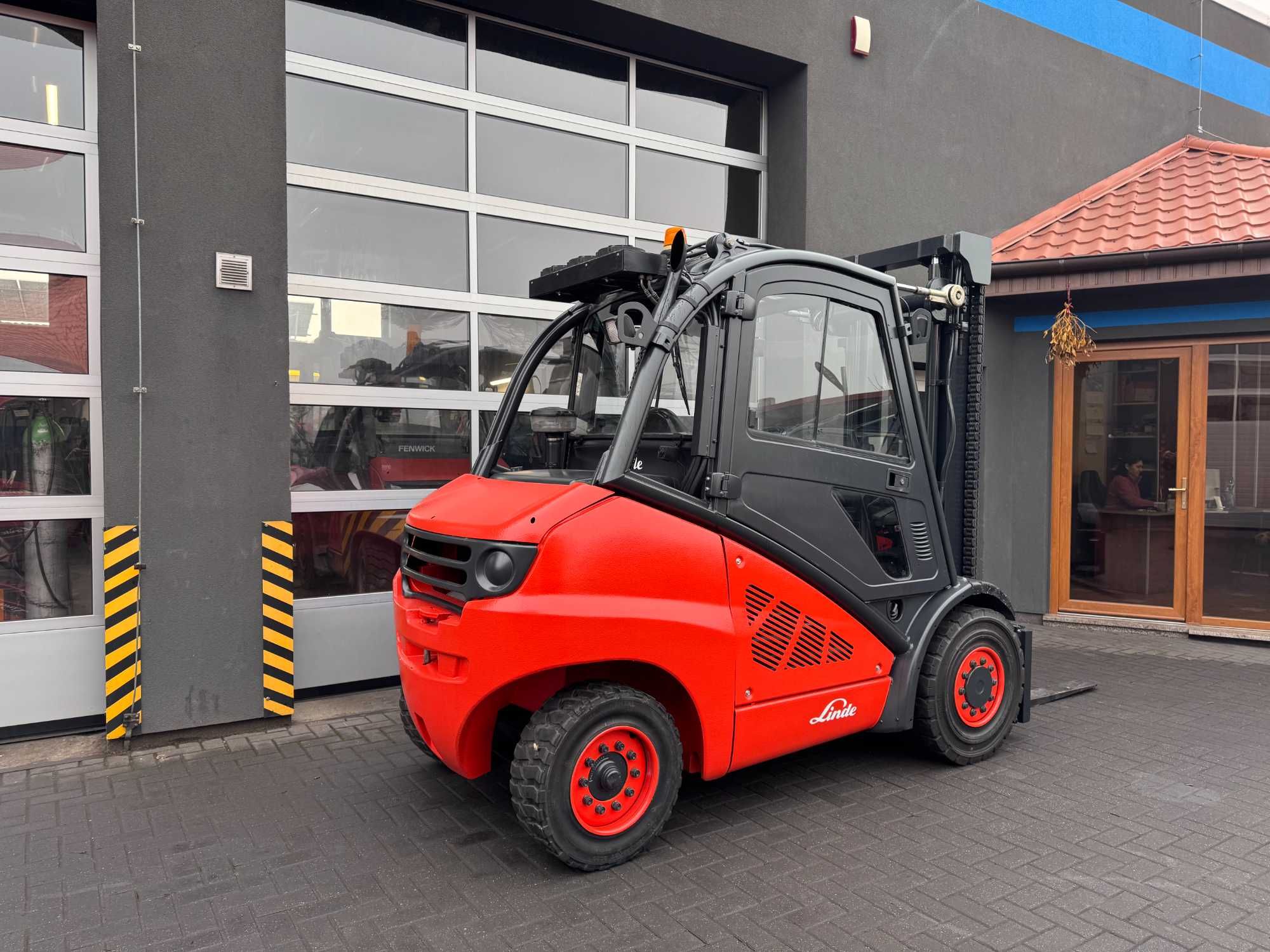 Wózek widłowy Linde H45D-01 2010 rok kabina 122