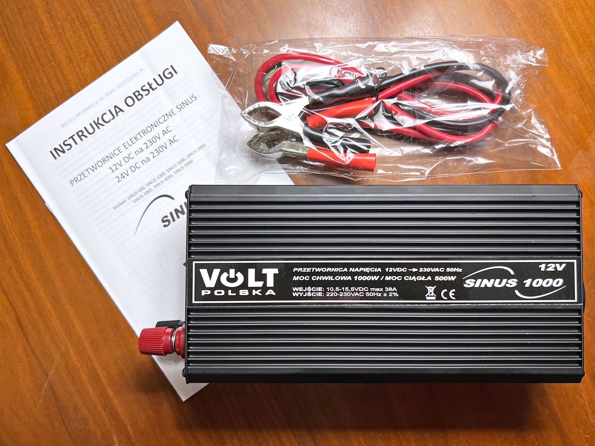Інвертор 12 Вольт Volt Polska SINUS 1000 12/230V (500/1000W) для котла