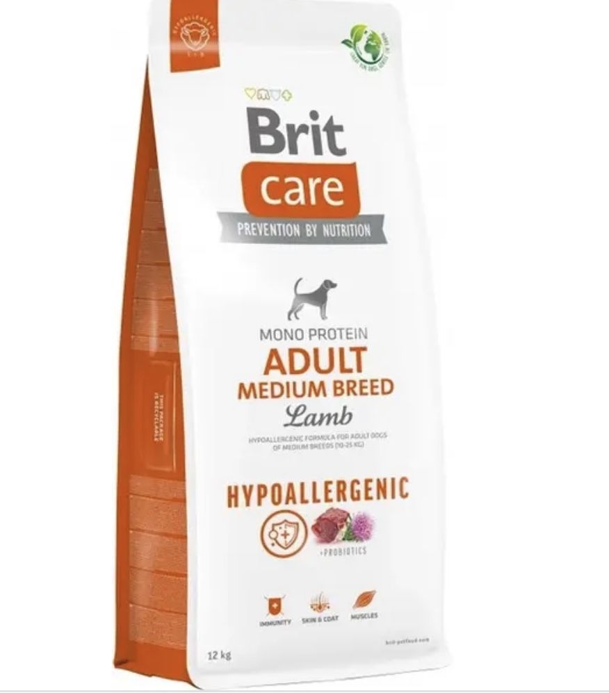 Brit Care Adult Medium Breed Lamb Rice 12кг