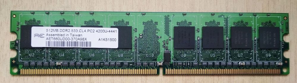 Оперативная память к компьютеру DDR2 512 Mb