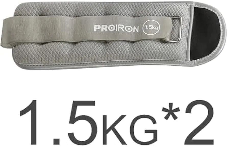 Proiron Ciężarki na stopę/nadgarstek zestaw 2x 1,5kg Fitness Bieganie