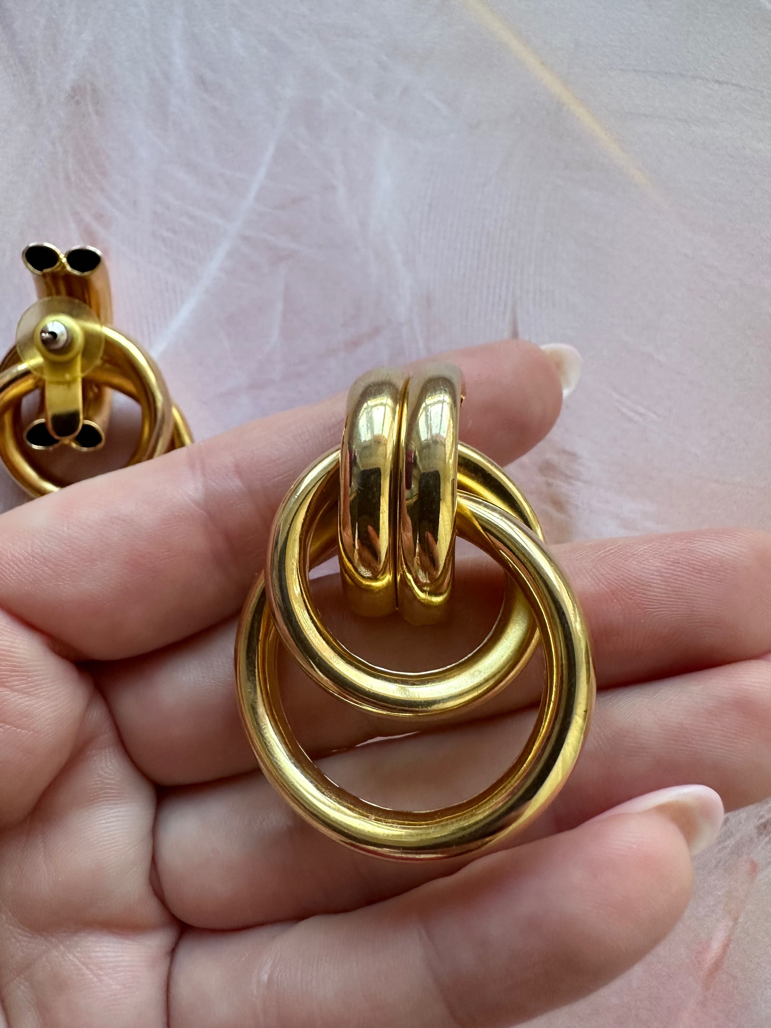 Продам вінтажні кільця сережки