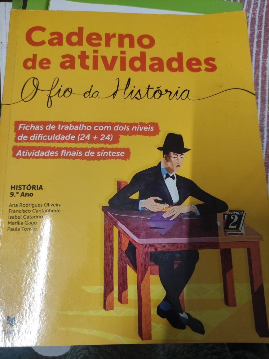 Caderno de atividades de história