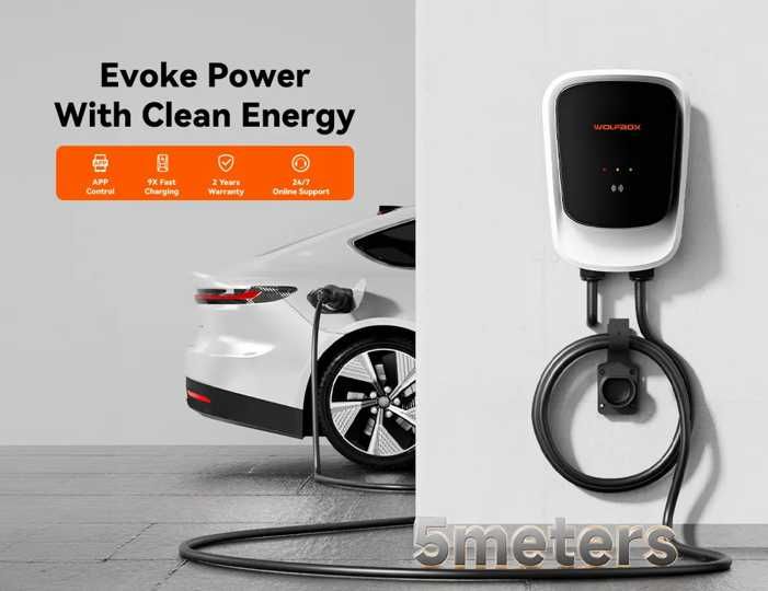 Wallbox Carregador - 7 kw - 32 A - APP e Cartões - Eletricos Hibridos