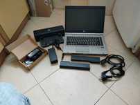 Laptop HP EliteBook z akcesoriami 2 dyski