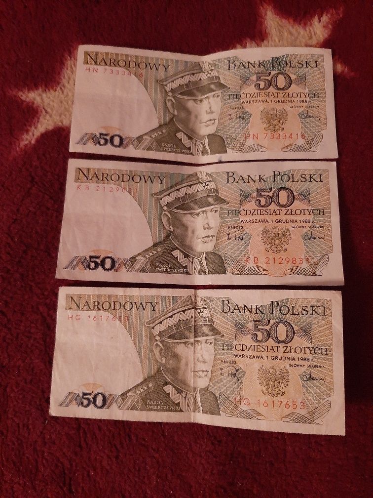 Banknoty kolekcjonerskie z czasów PRL-U, cena za całość