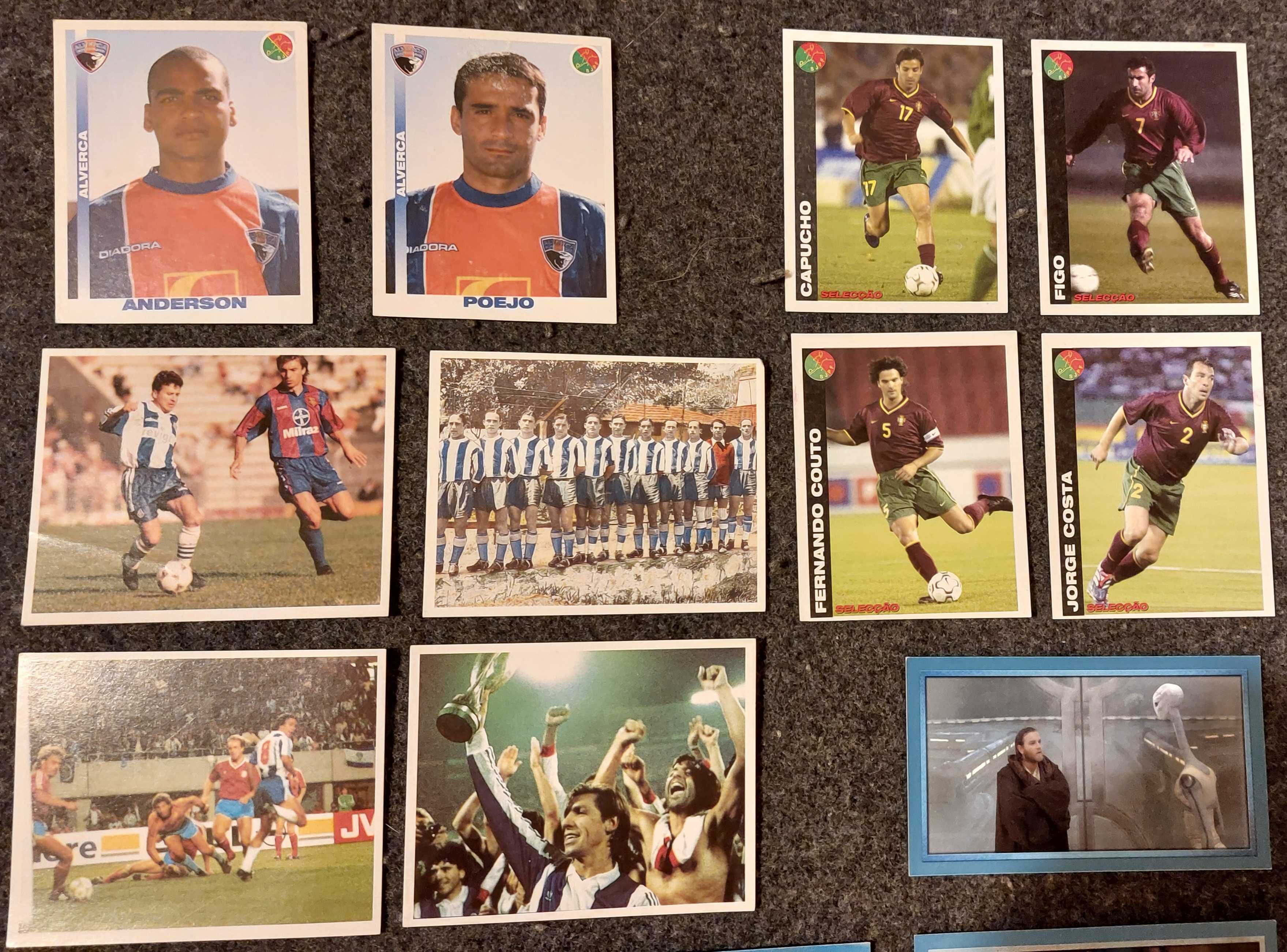 Lote de 21 Cromos de Futebol + Star Wars