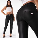 Legginsy wyszczuplające spodnie rurki modelujące pushup jakość premium