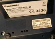 telefon bezprzewodowy Panasonic KX-TCD200