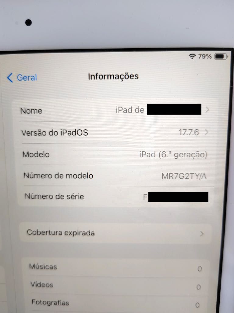 iPad 6ª geração 32 Gb + Wifi compatível com Pen