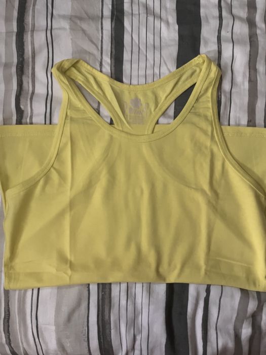 Żółta koszulka na ramiączkach