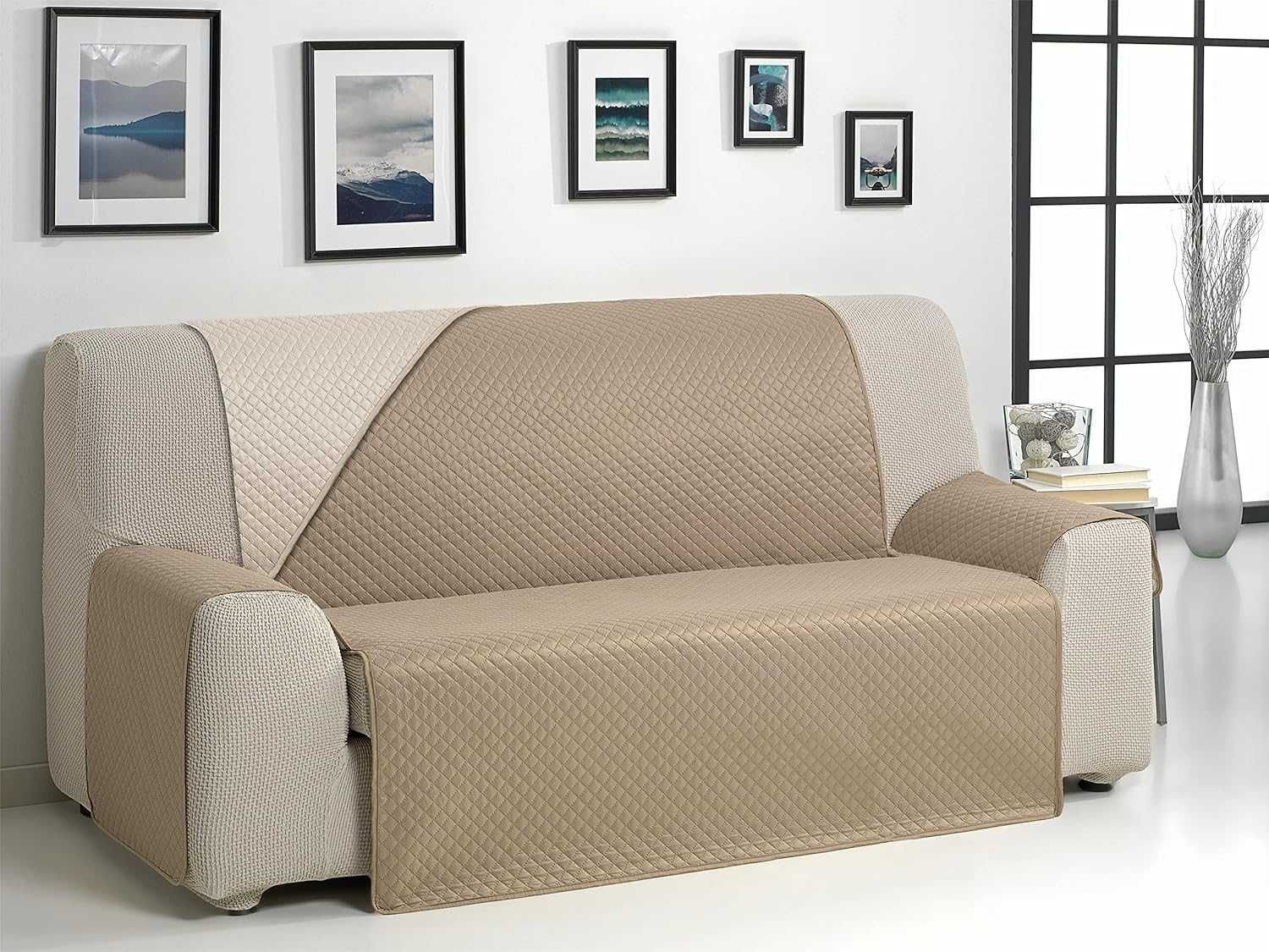 М'який чохол на диван Martina Home Diamond 3 Seater XL
