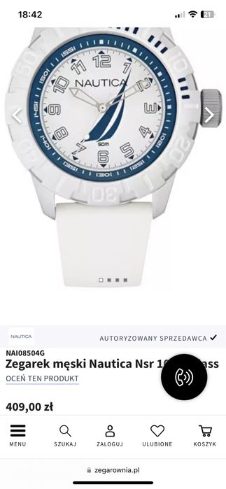 Zegarek NAUTICA nowy