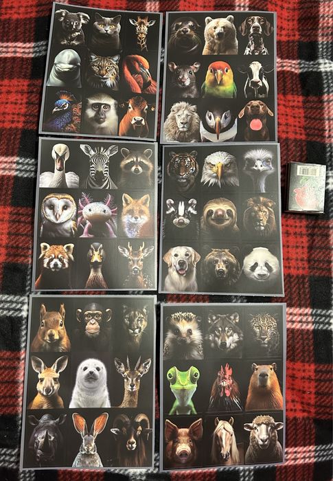 Набір наклейок  Bratz, монстрів, драконів, поштові готичні листівки