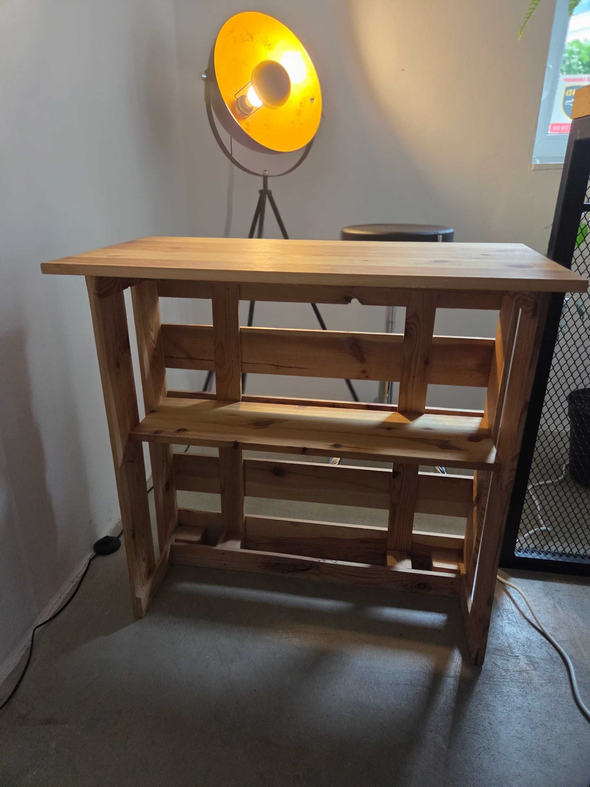 Lada z palet z drewnianym blatem – styl loft / handmade